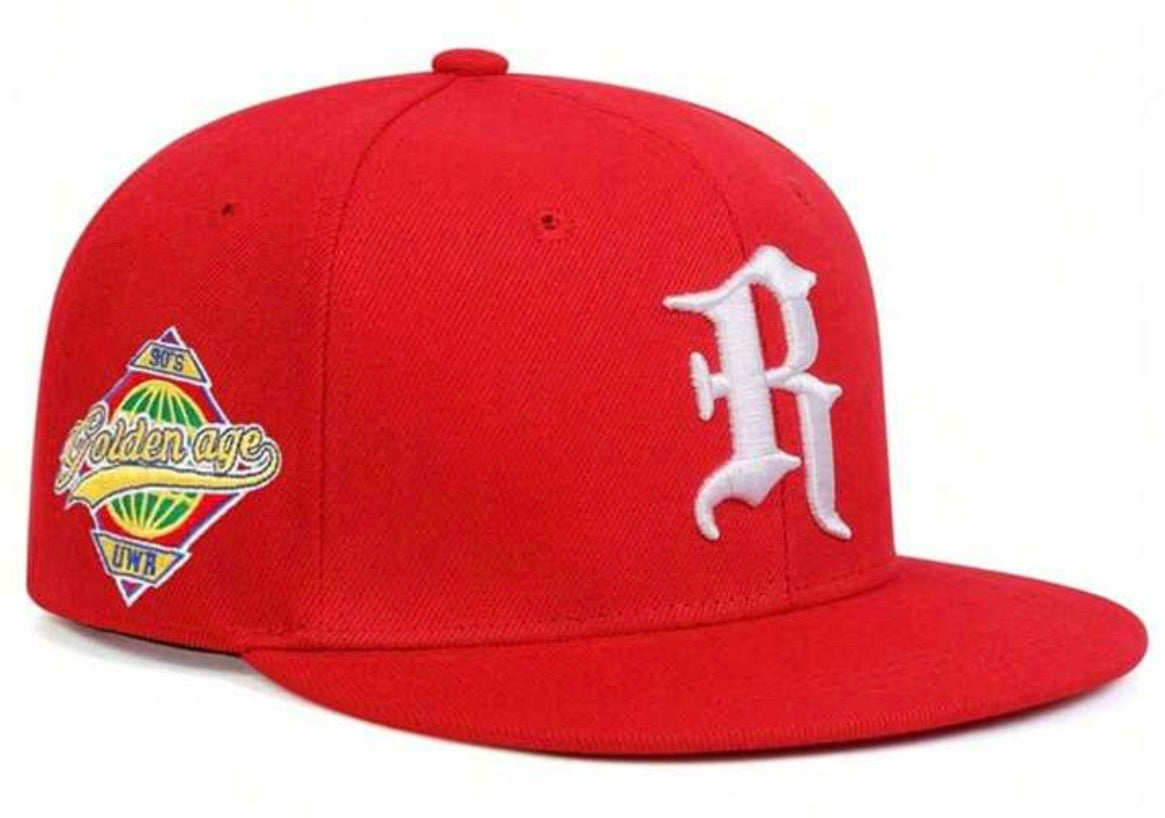 1pc R Letter Embroidered Men's Hip Hop Baseball Cap, Fashion Sport Adjustable Sun Hat For Outdoor, Spring & Autumn Travel Beach Party